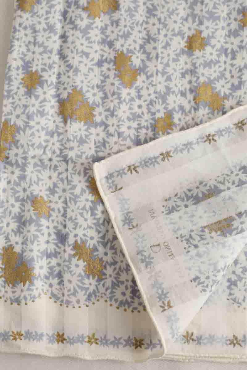 Carré Valentino Blanc en Coton