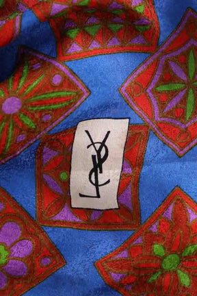 Carré Yves Saint Laurent Multicolore en Soie