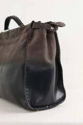 Cartable Fendi Peekaboo Marron en Cuir