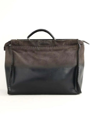 Cartable Fendi Peekaboo Marron en Cuir