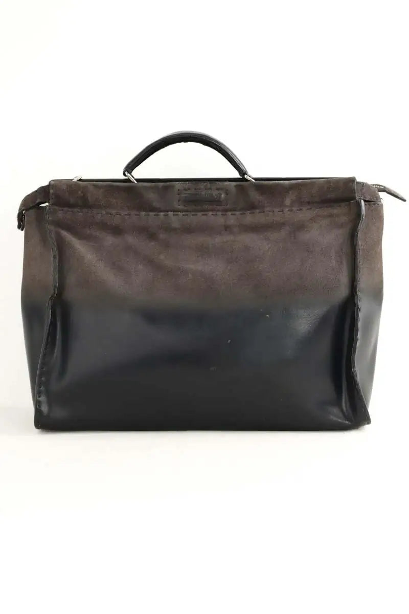 Cartable Fendi Peekaboo Marron en Cuir
