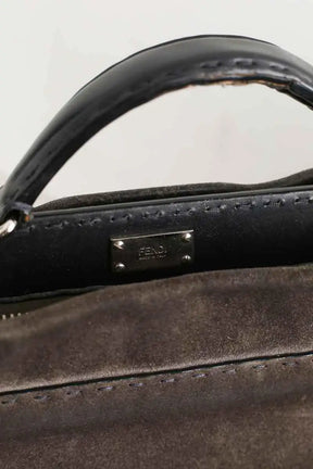 Cartable Fendi Peekaboo Marron en Cuir