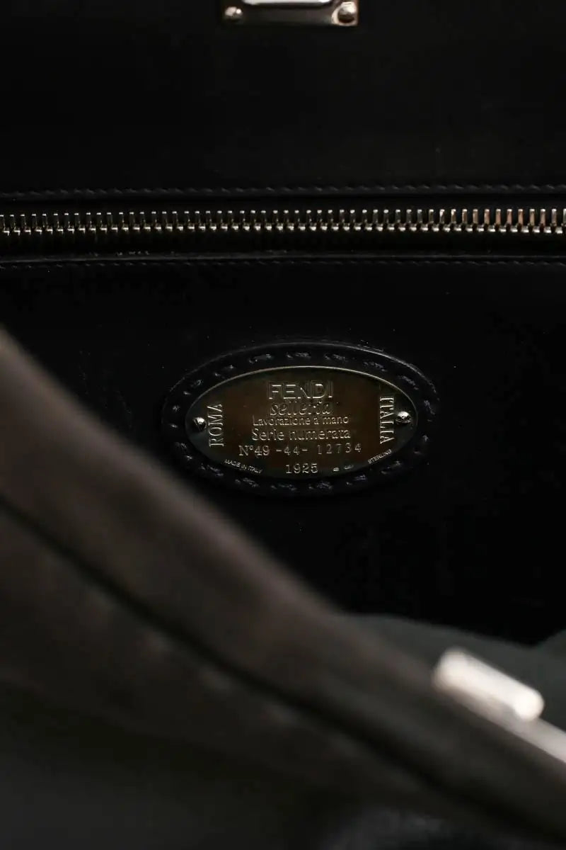 Cartable Fendi Peekaboo Marron en Cuir
