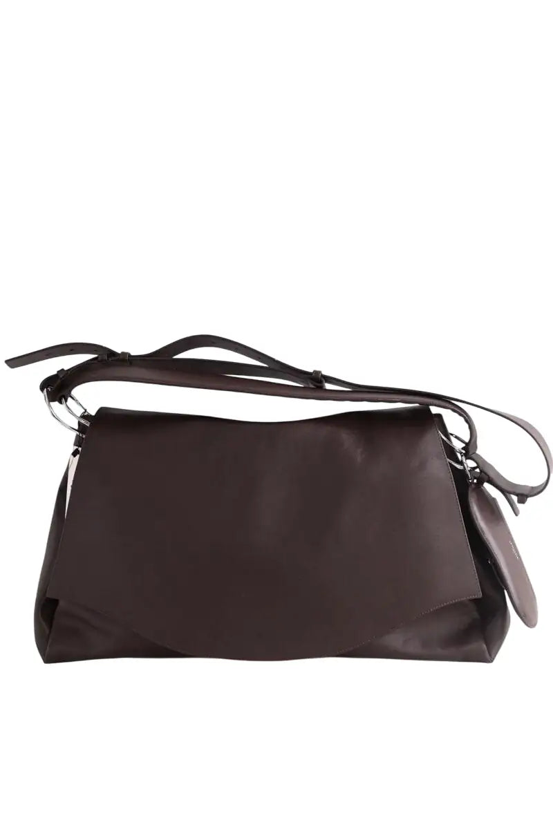 Cartable Le Tanneur Le Grand Jean Marron en Cuir - Seconde Main