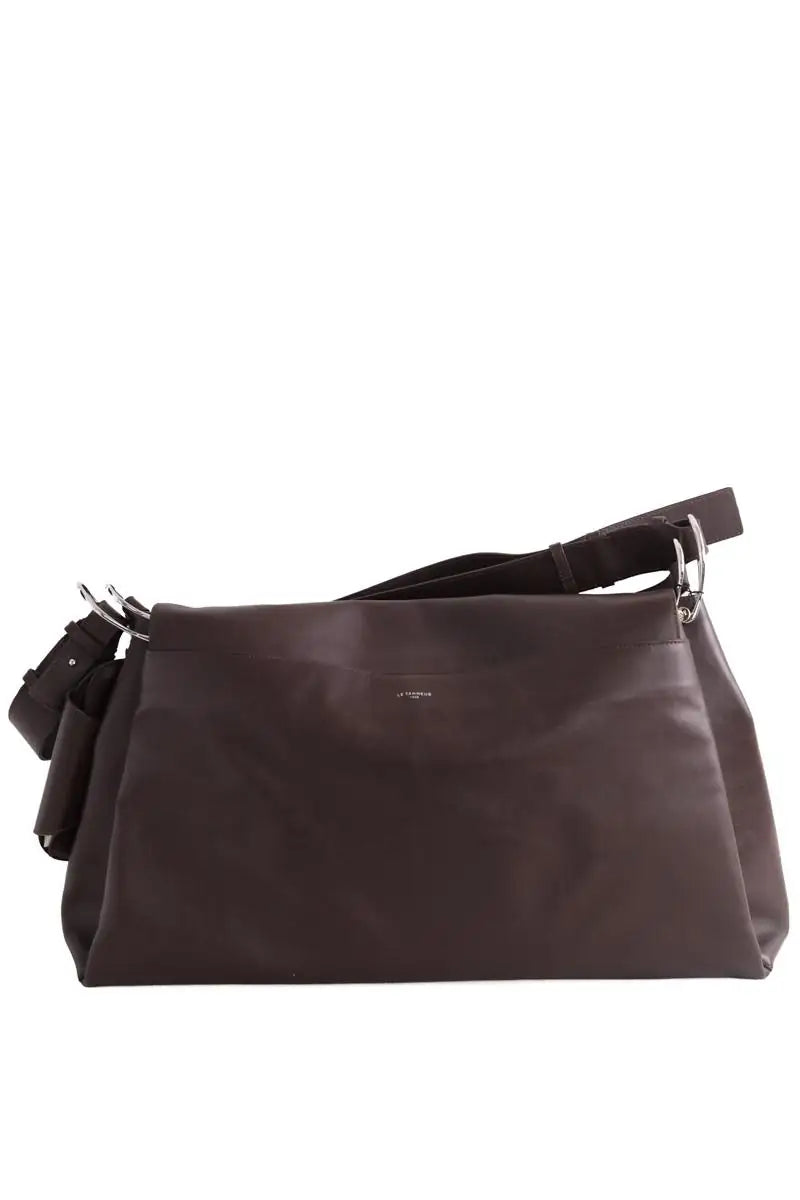 Cartable Le Tanneur Le Grand Jean Marron en Cuir