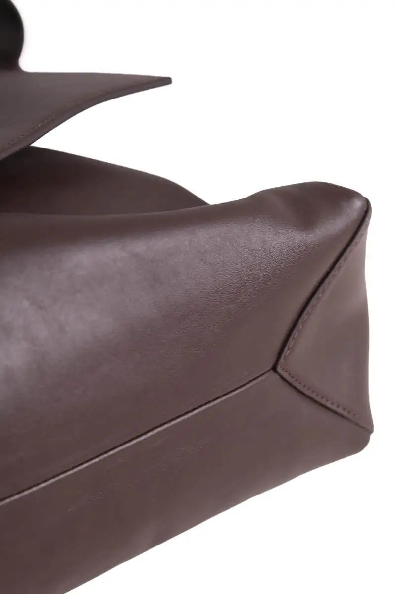 Cartable Le Tanneur Le Grand Jean Marron en Cuir