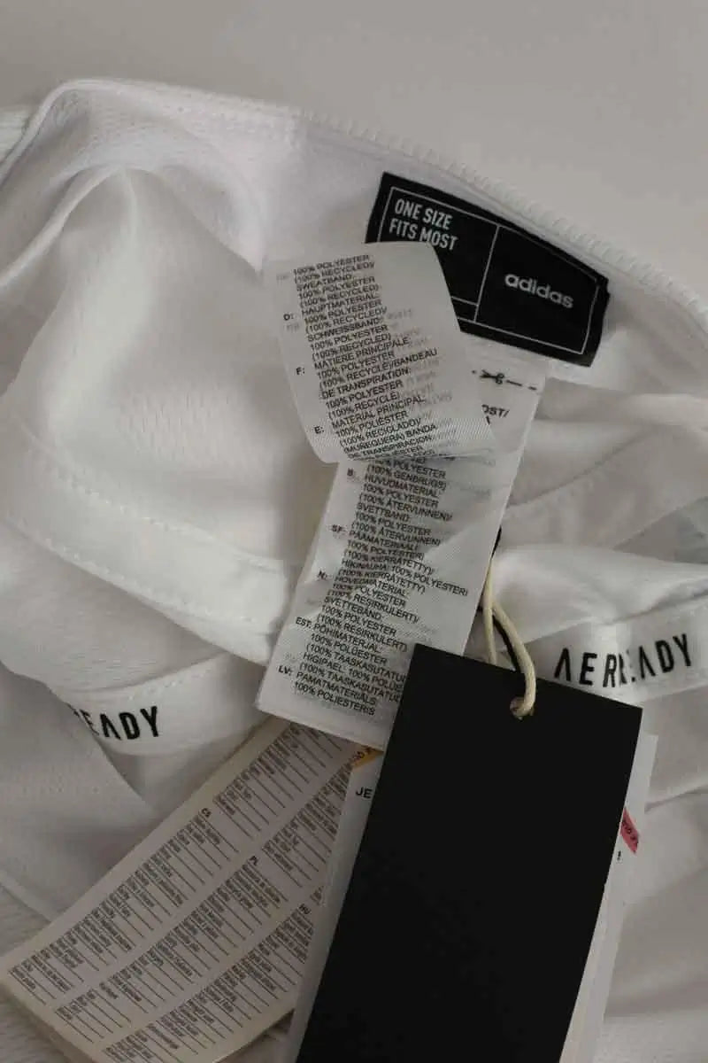 Casquette Adidas Blanc en Synthétique