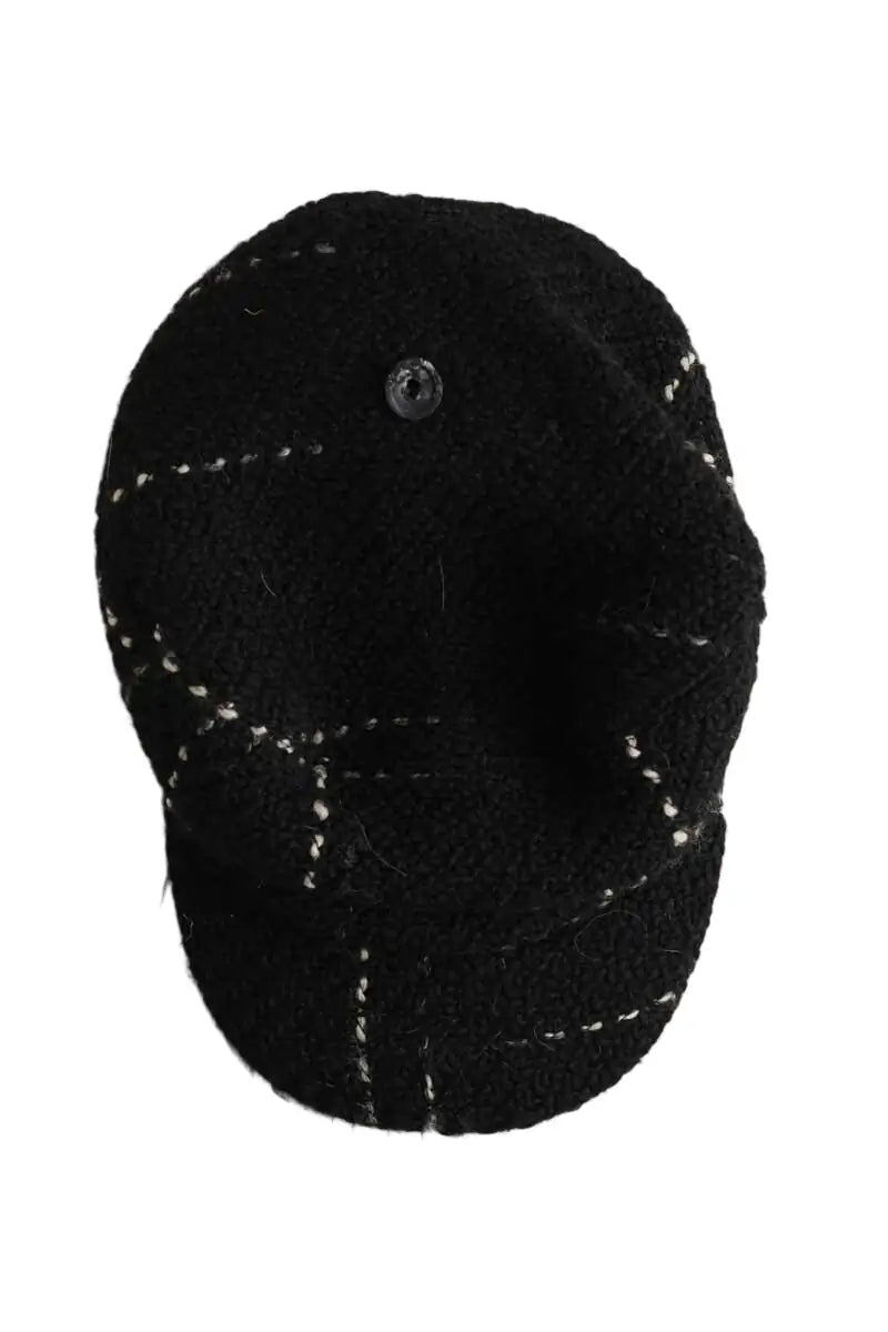 Casquette Anine Bing Noir en Laine, taille XS - Seconde Main