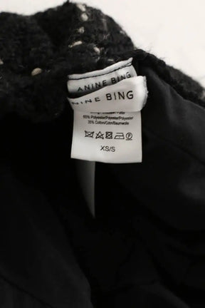 Casquette Anine Bing Noir en Laine