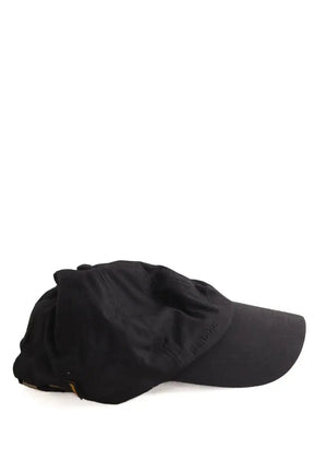 Casquette Barbour Noir en Coton