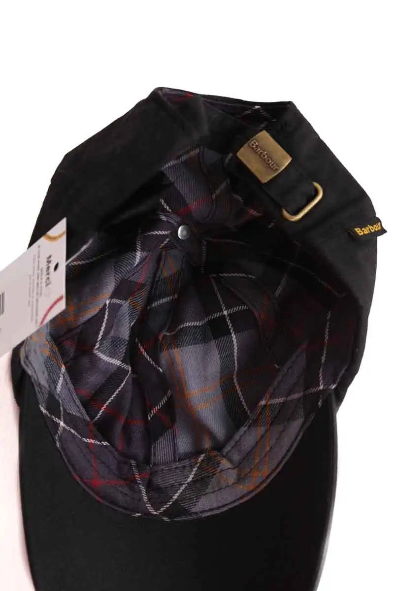 Casquette Barbour Noir en Coton