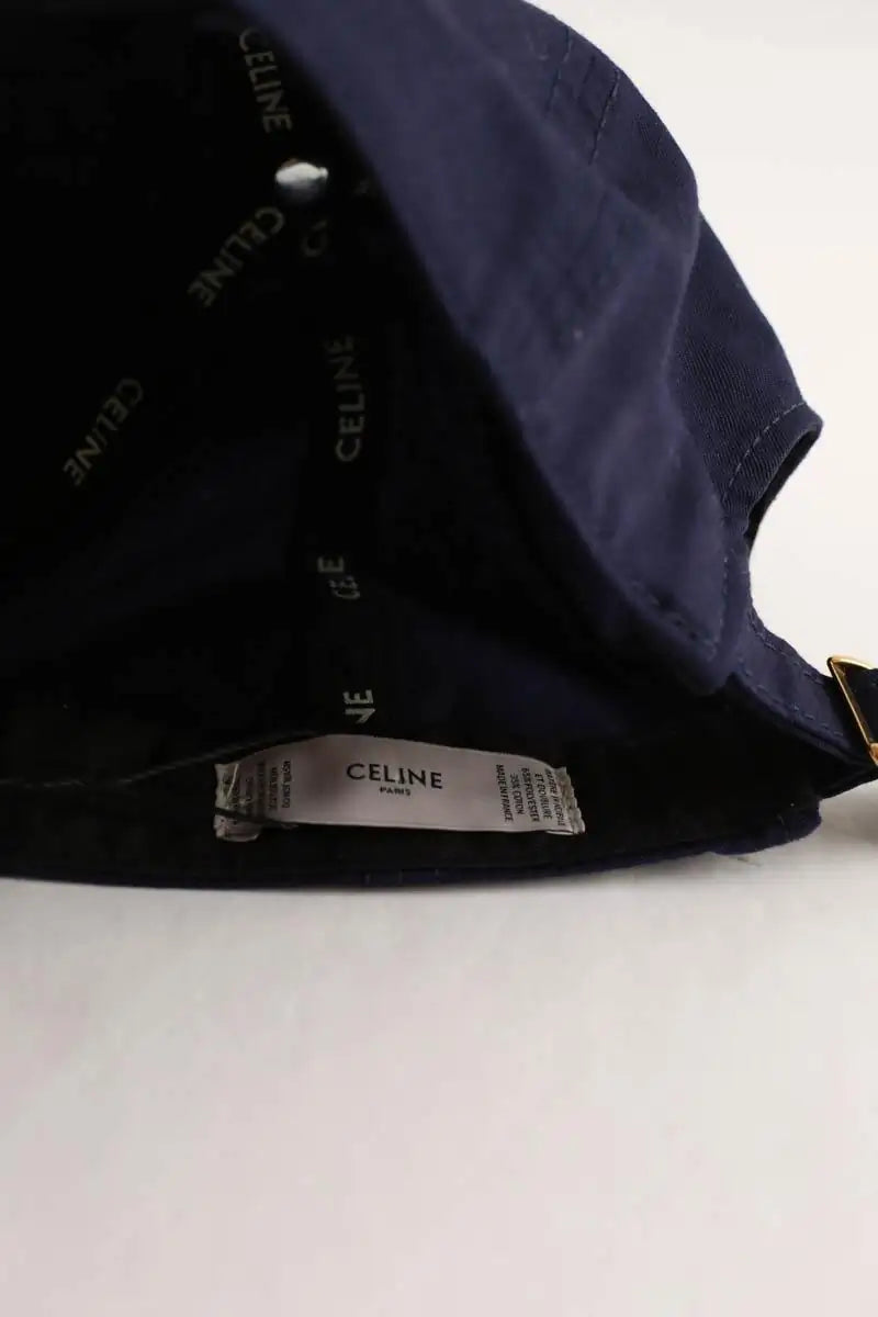 Casquette Celine Marine en Coton