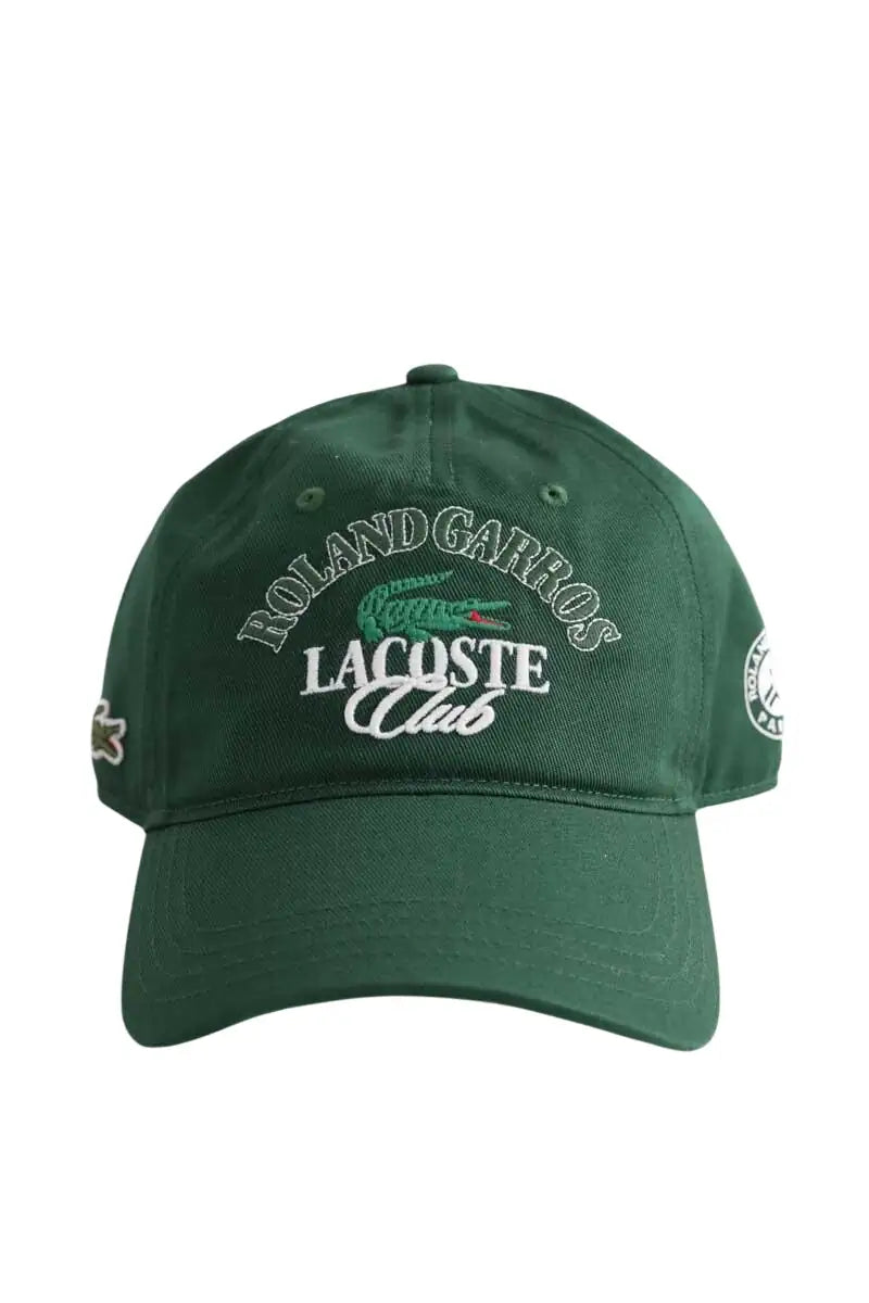 Casquette Lacoste Vert en Coton, taille L - Seconde Main