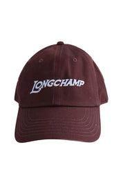 Casquette Longchamp Marron en Coton, taille TU - Seconde Main