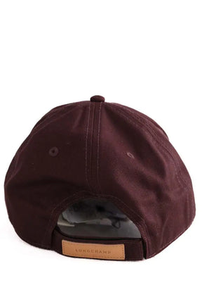 Casquette Longchamp Marron en Coton