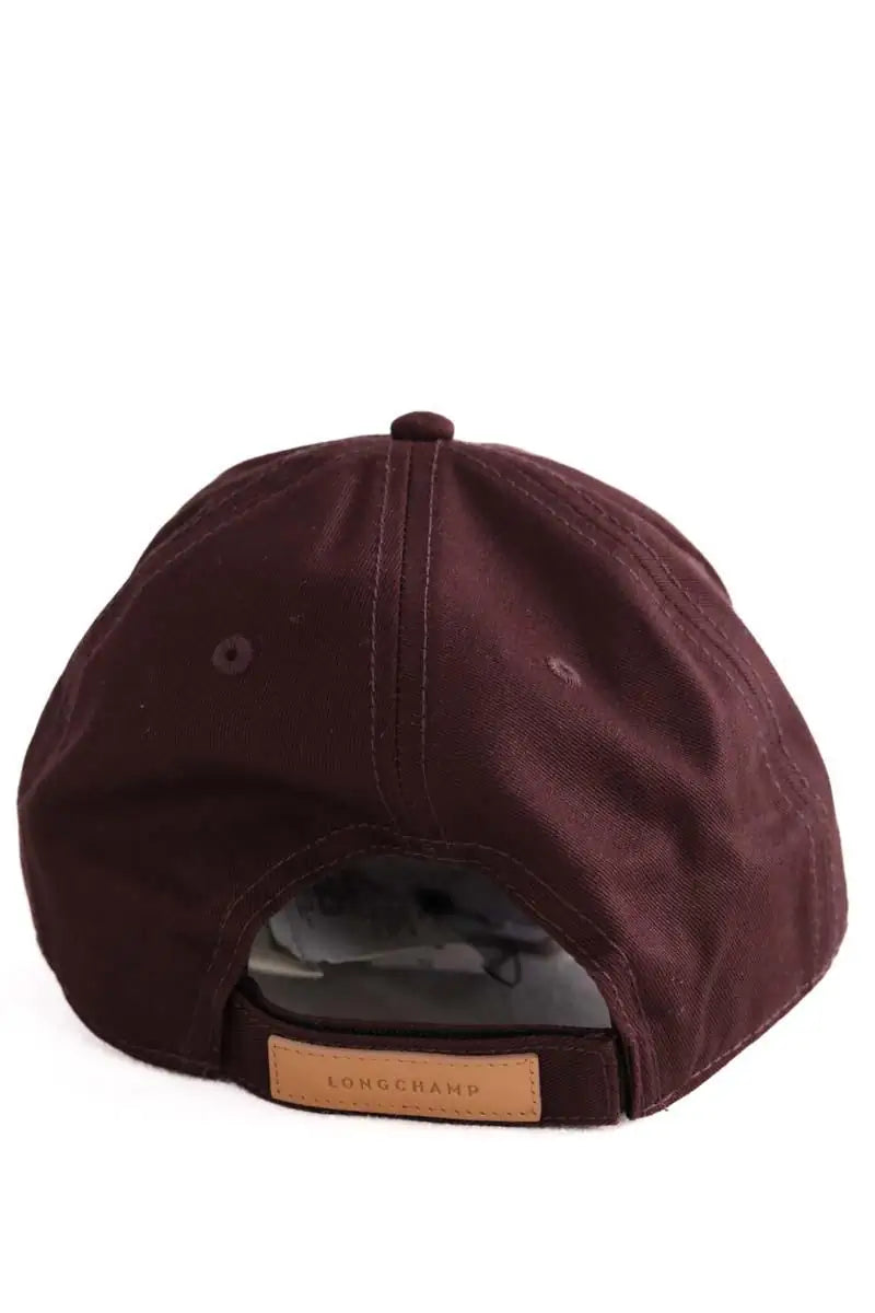 Casquette Longchamp Marron en Coton