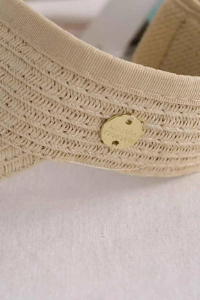 Casquette Melissa Odabash Beige en Osier