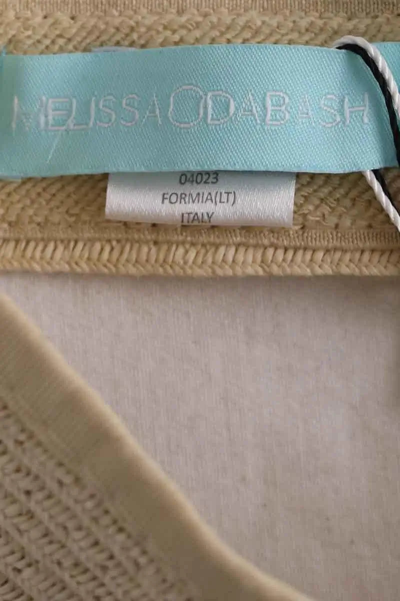 Casquette Melissa Odabash Beige en Osier