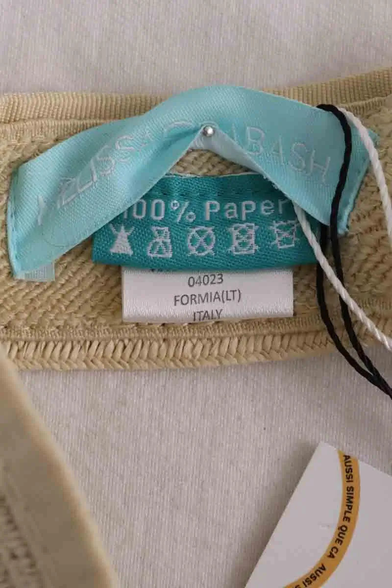 Casquette Melissa Odabash Beige en Osier