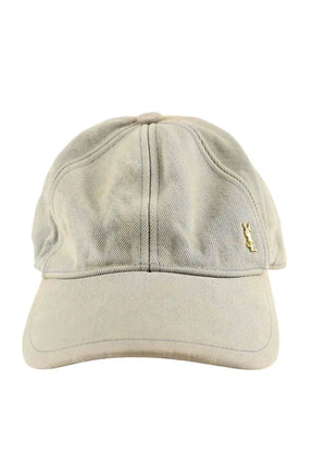 Casquette Saint Laurent Bleu en Coton, taille L - Seconde Main