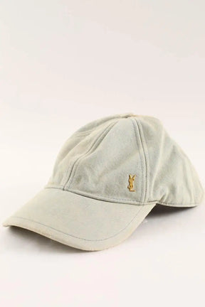Casquette Saint Laurent Bleu en Coton