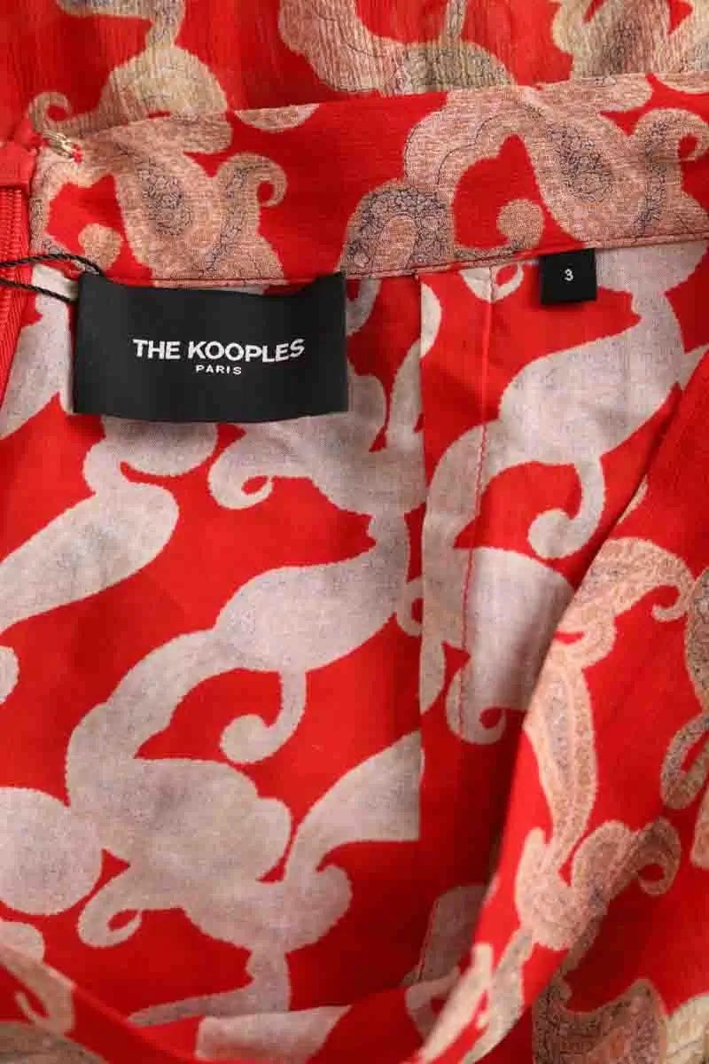 Jupe The Kooples Orange en Viscose