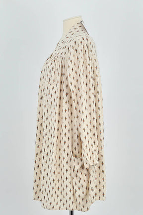Mi-longueur Bash  Beige
