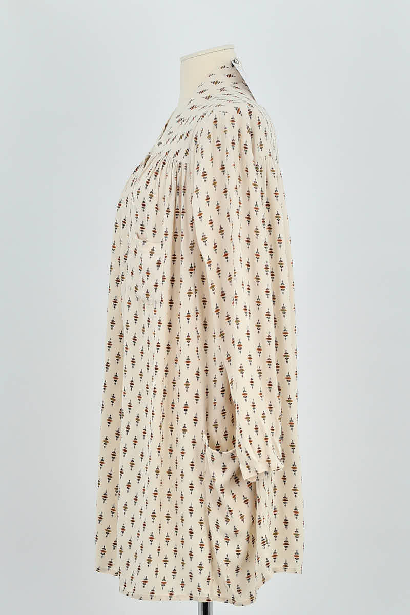 Mi-longueur Bash  Beige