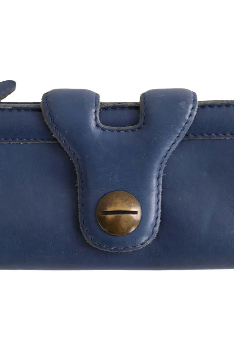 Portefeuille Gerard Darel Bleu en Cuir