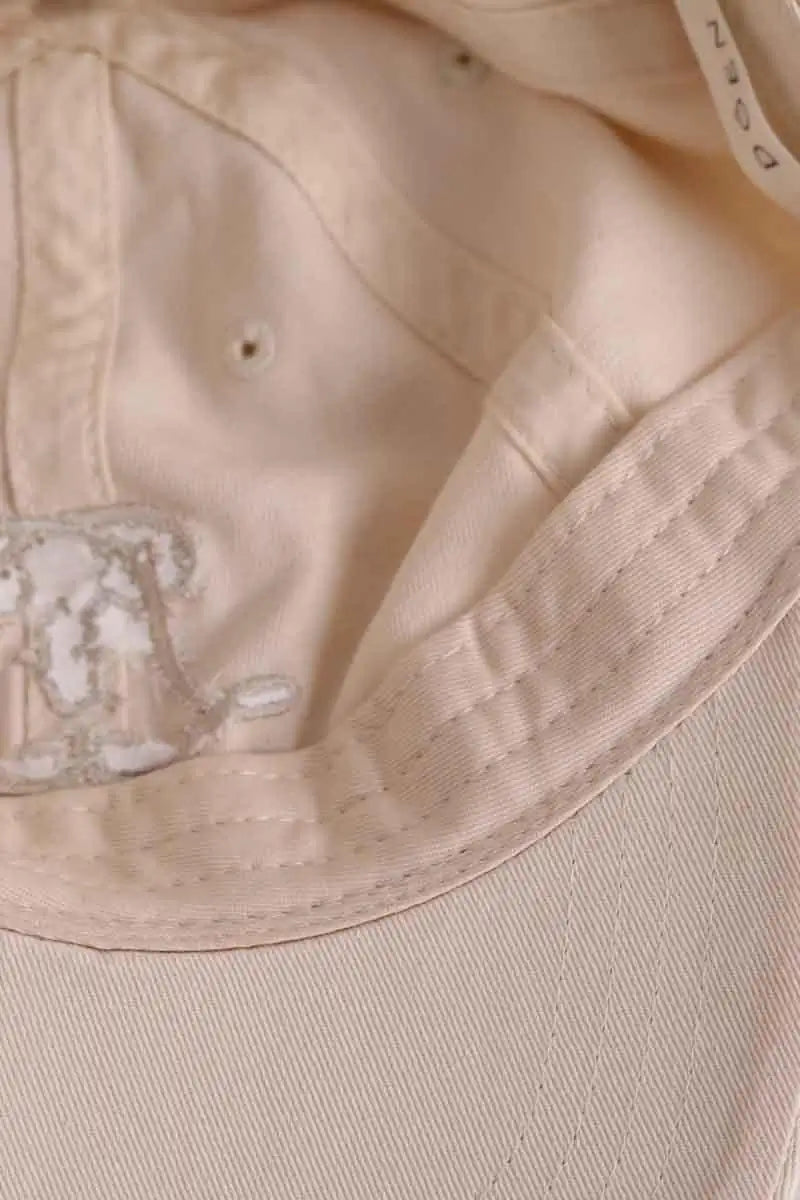 Casquette Dôen Beige en Coton