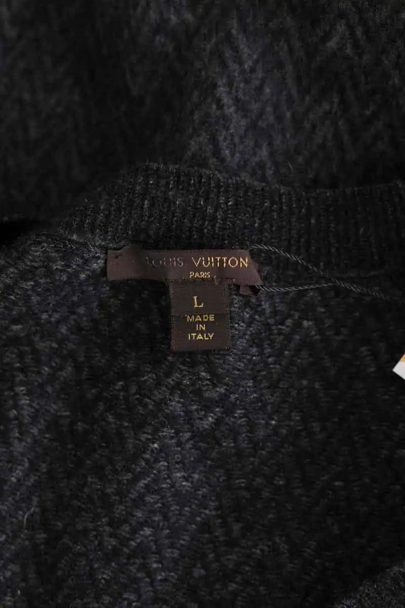 Robe Louis Vuitton Noir en Laine