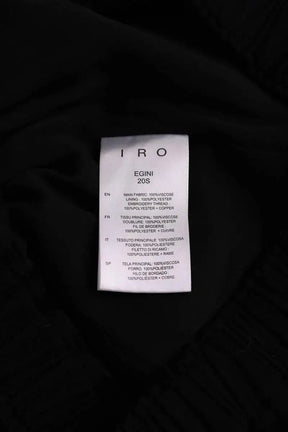 Pantalon droit Iro Noir en Viscose