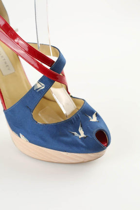 Talons Stella McCartney  Bleu