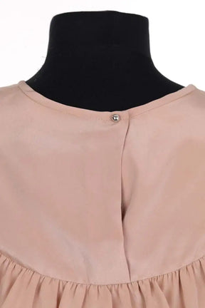 Blouse Claudie Pierlot Beige en Synthétique