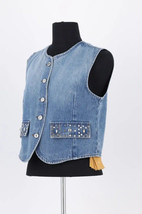 Veste Sandro Bleu en Coton