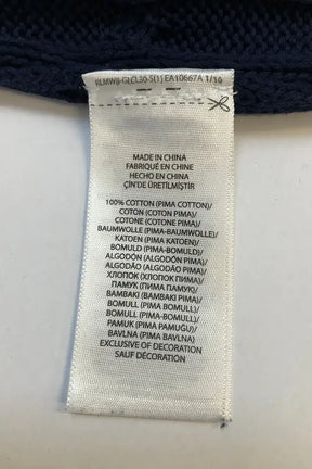 Cardigan Ralph Lauren Marine en Coton