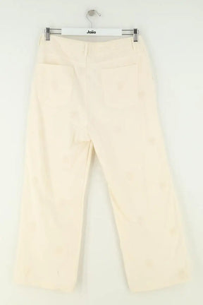 Pantalon large Maison Hotel Beige en Coton
