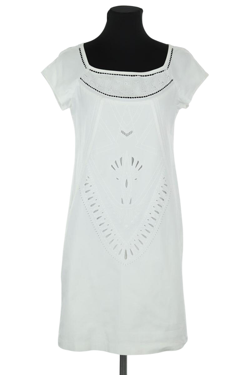 Mi-longueur Marella  Blanc