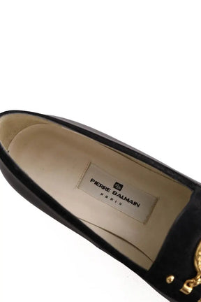 Mocassins Balmain Noir en Daim
