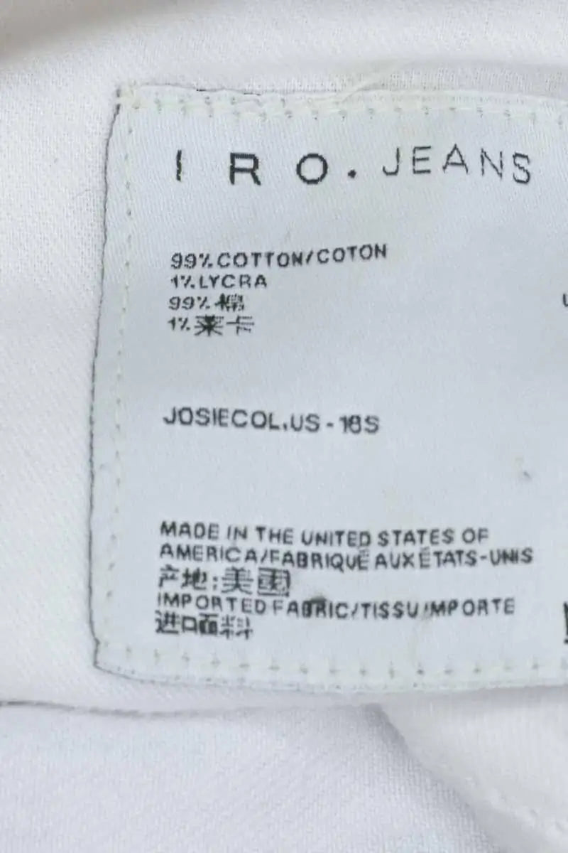 Jean droit Iro Bleu en Coton