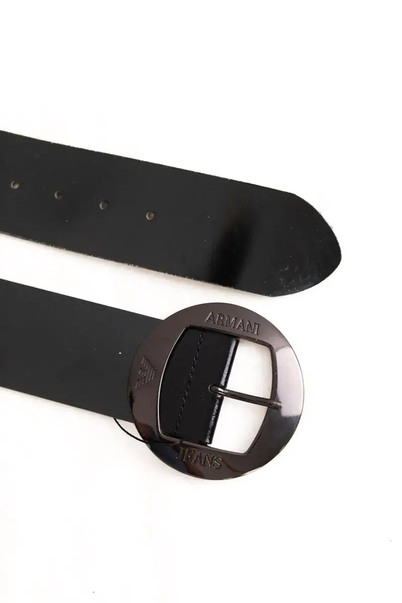 Ceinture Armani Jeans Noir en Cuir