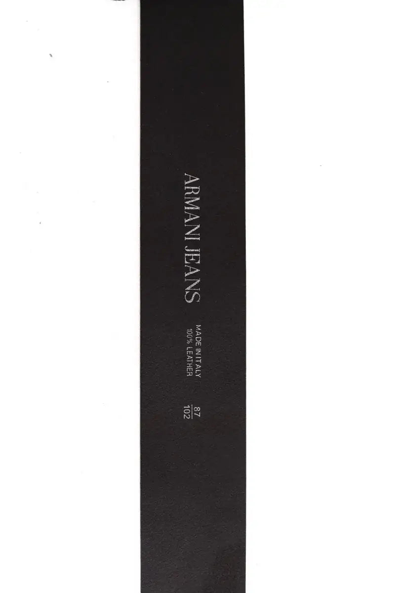 Ceinture Armani Jeans Noir en Cuir