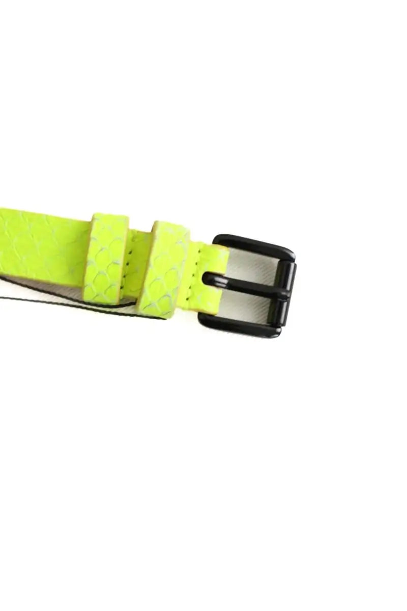 Ceinture Barbara Bui Jaune en Cuir