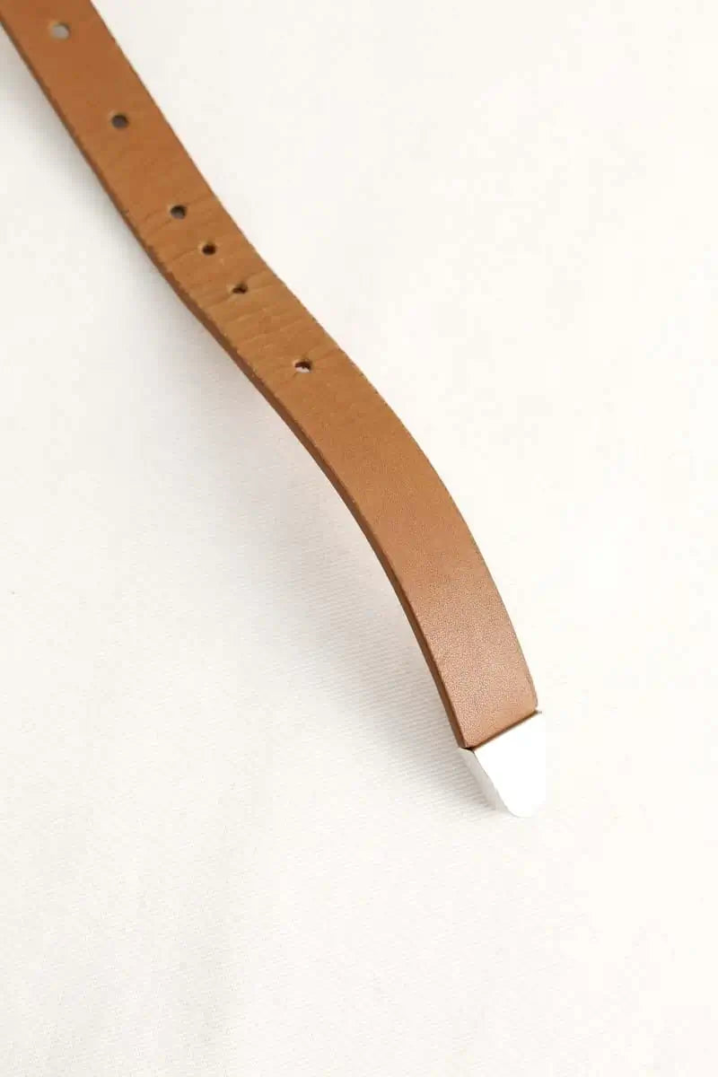 Ceinture Barbara Bui Marron en Cuir