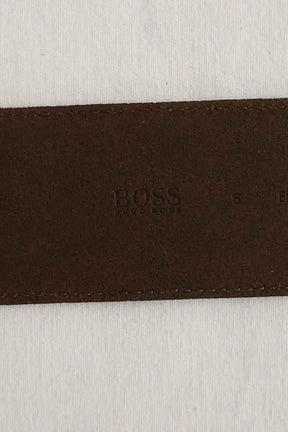 Ceinture Boss Marron en Cuir
