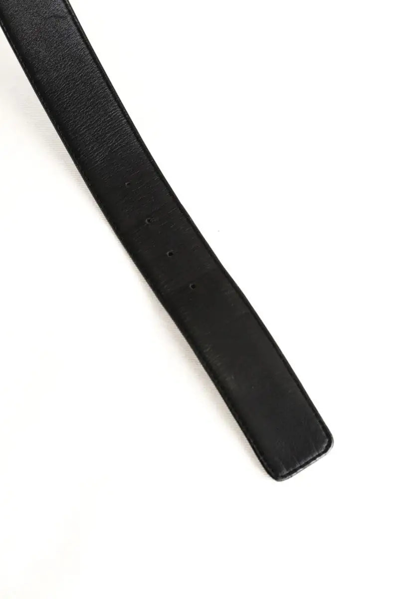 Ceinture Chanel Noir en Cuir