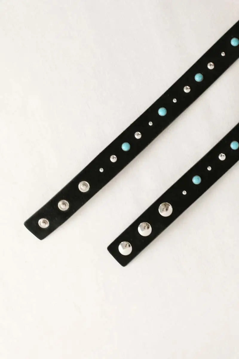Ceinture Claudie Pierlot Noir en Daim