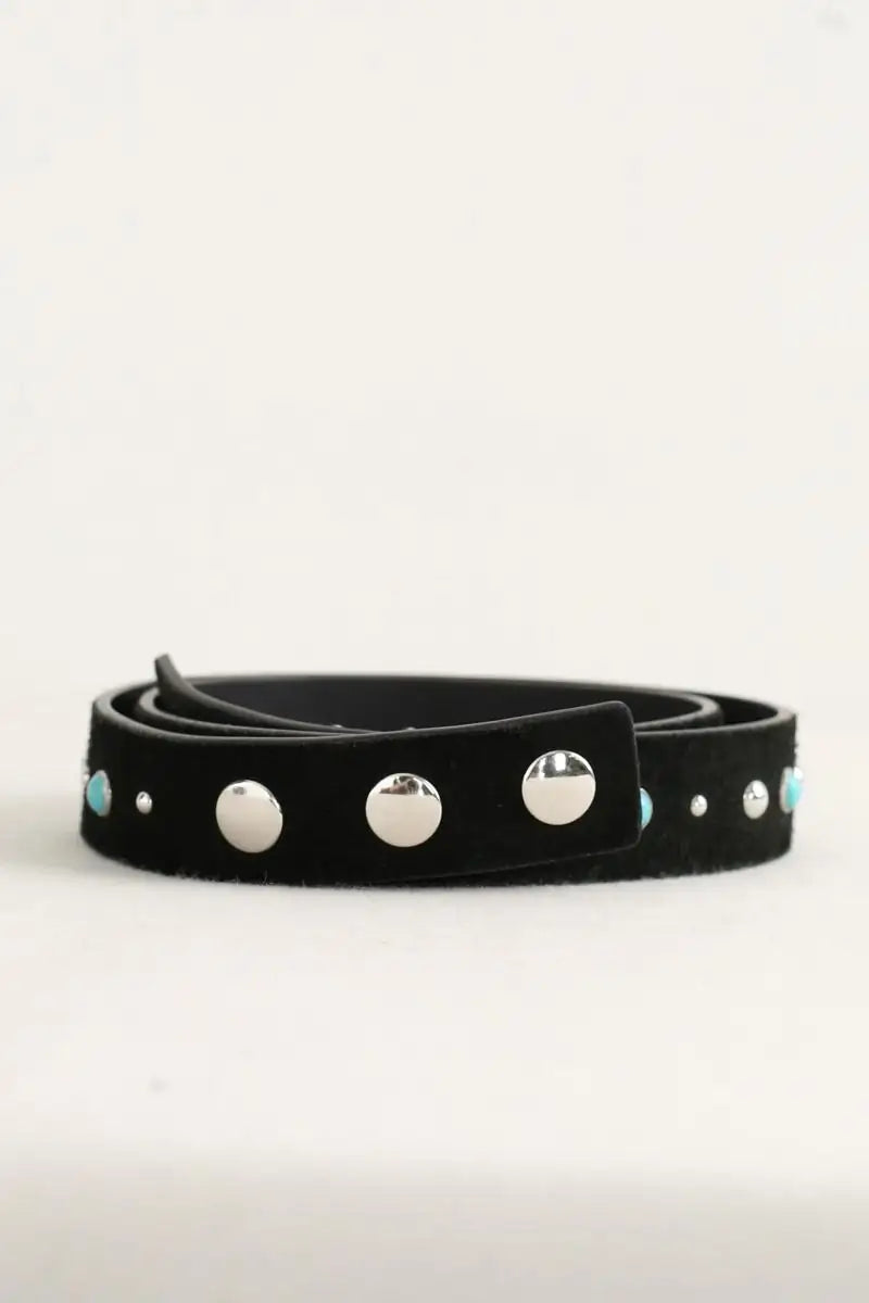Ceinture Claudie Pierlot Noir en Daim