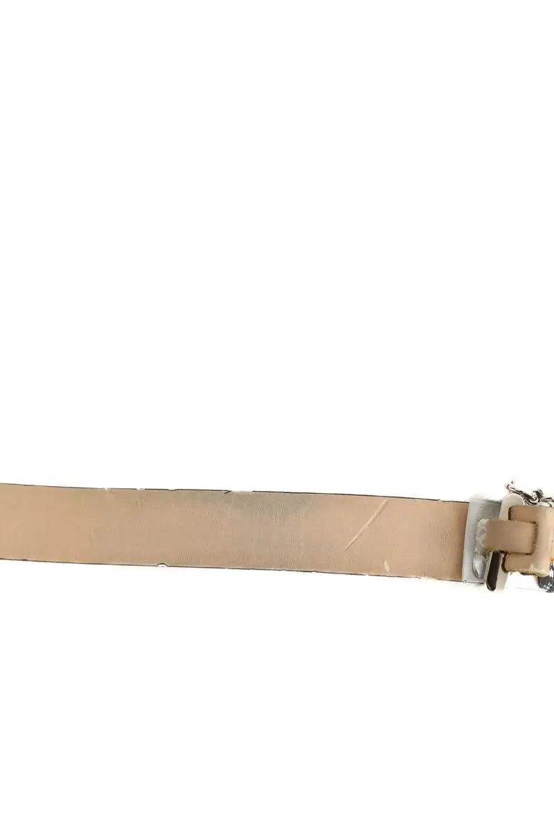 Ceinture Dolce & Gabbana Noir en Cuir verni