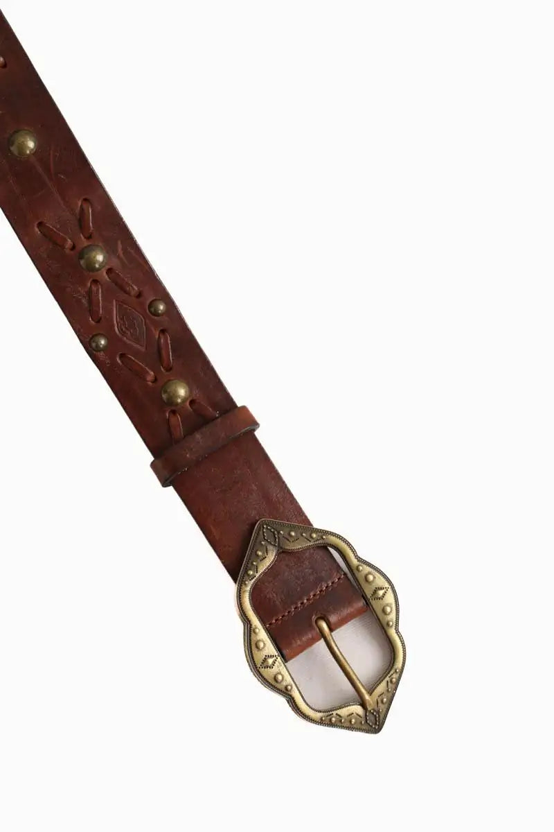 Ceinture en cuir Ba&Sh Marron en Cuir